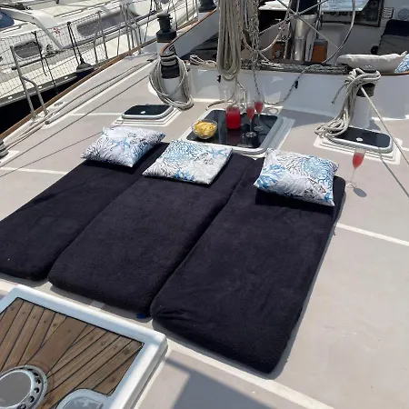 Botel Sailboat On Board